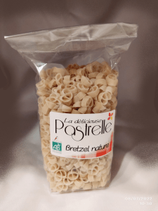 Bretzel nature au brocoli, citron, ail et Comté