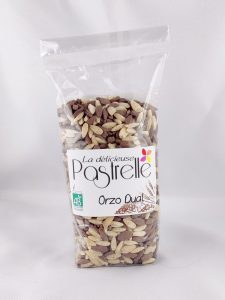 Émincé de poulet à la crème et orzo dual