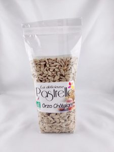 Risotto d’Orzo châtaigne aux amandes et courge butternut rôtie