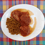 Orzo curry et poulet indien makhani