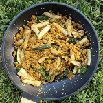 Orzo thaï et courgettes