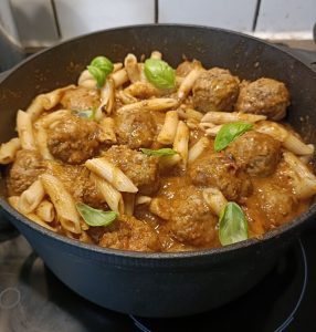 Recette des boulettes italiennes avec Penne