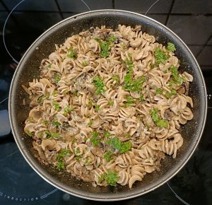 Fusilli complet funghi