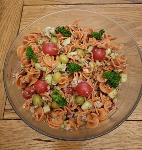 Salade de fusilli tomate au thon