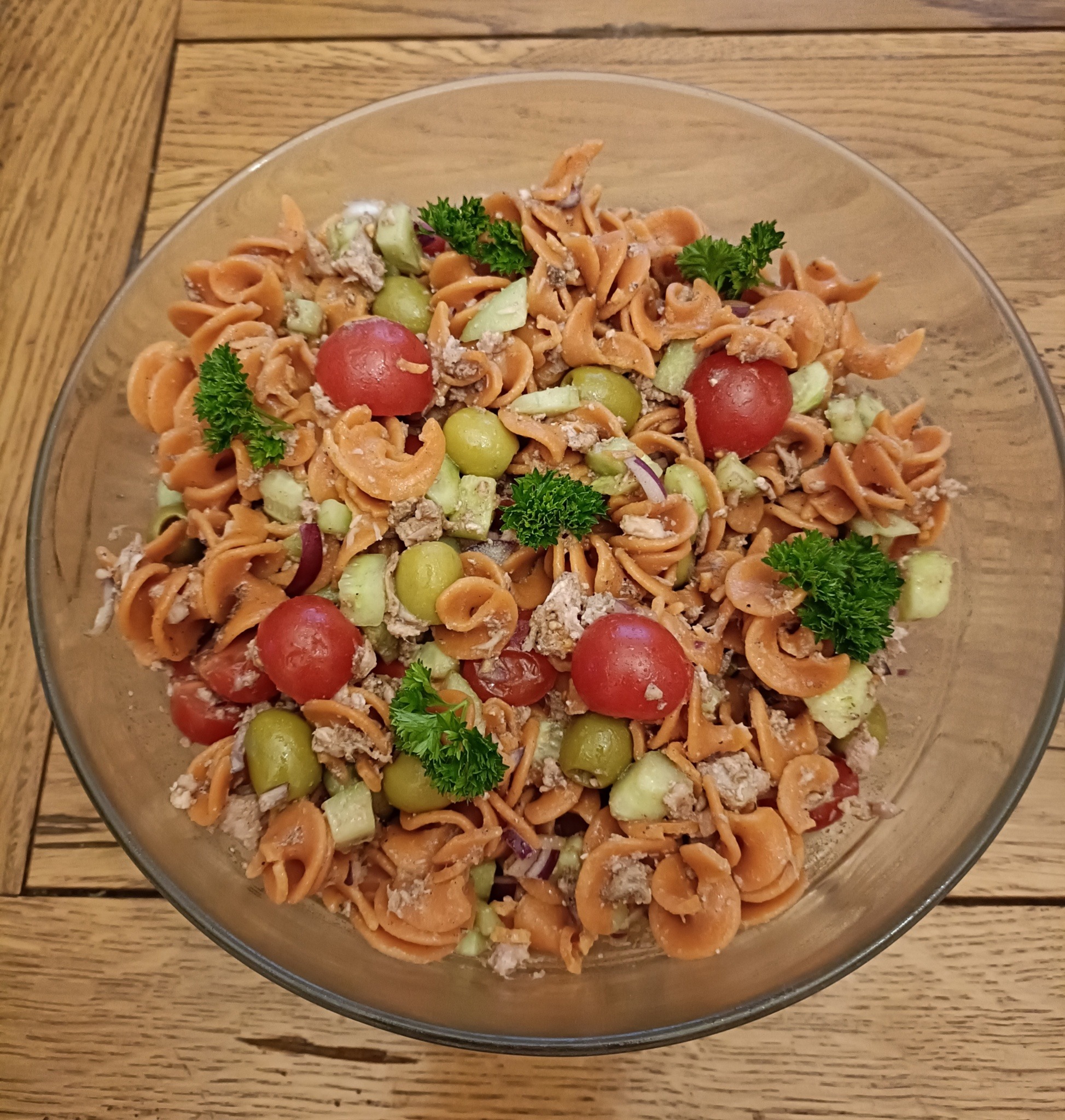 salade fusilli tomate thon