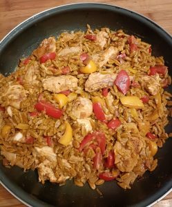 Orzo thaï au Poulet
