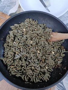 Fusilli Ortie sauce pesto